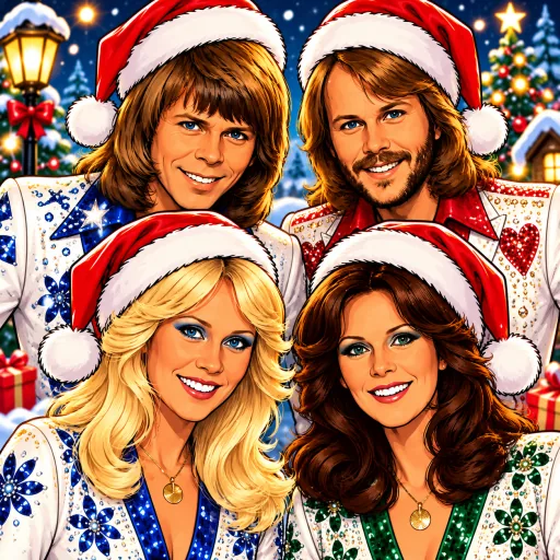 ABBA illustrated artwork