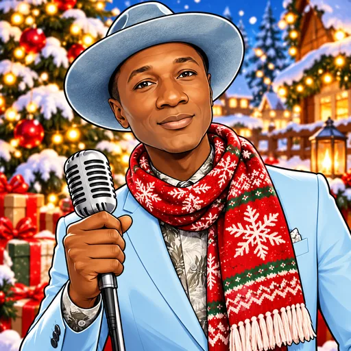 Aloe Blacc illustrated artwork