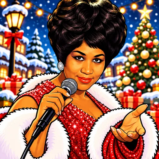 Aretha Franklin illustrated artwork