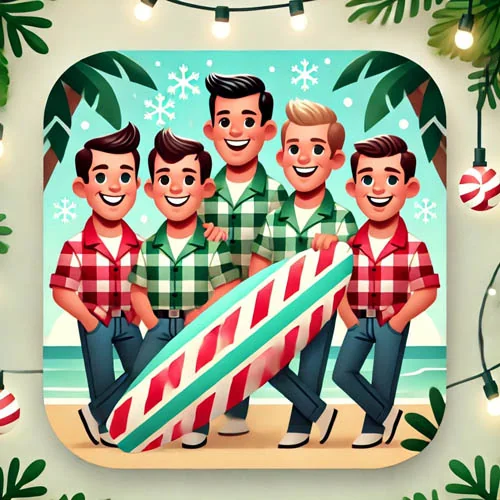 The Beach Boys illustrated artwork