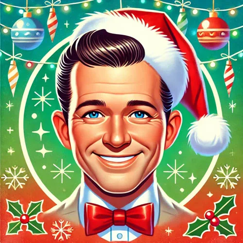 Bing Crosby illustrated artwork