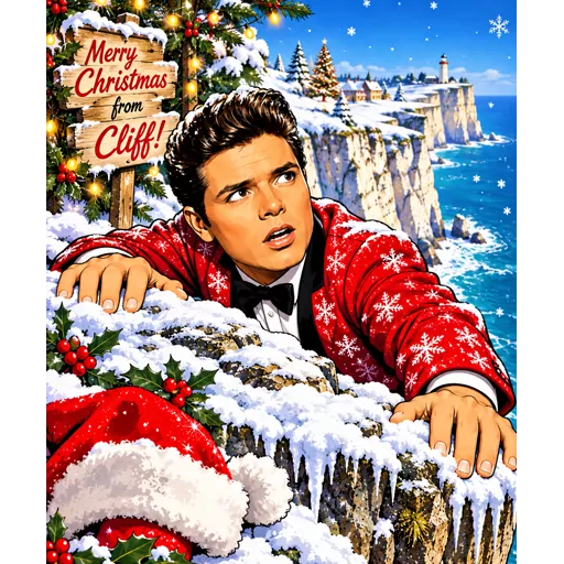 Cliff Richard illustrated artwork