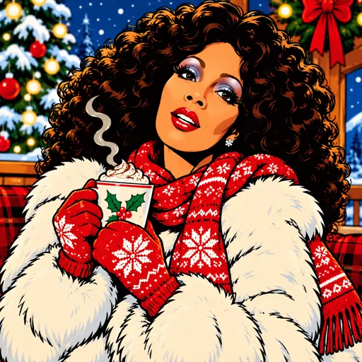 Donna Summer illustrated artwork