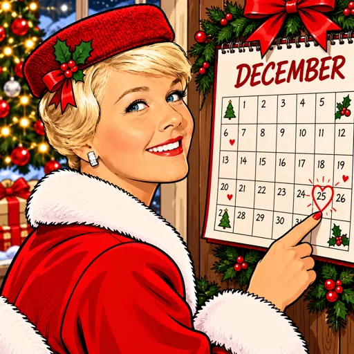 Doris Day illustrated artwork