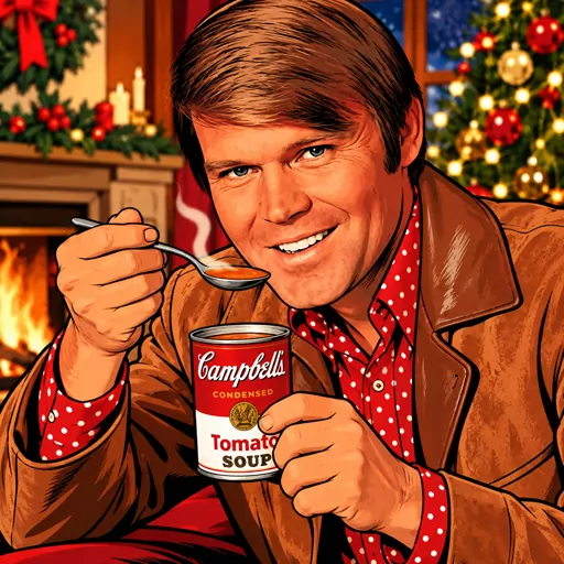 Glen Campbell illustrated artwork