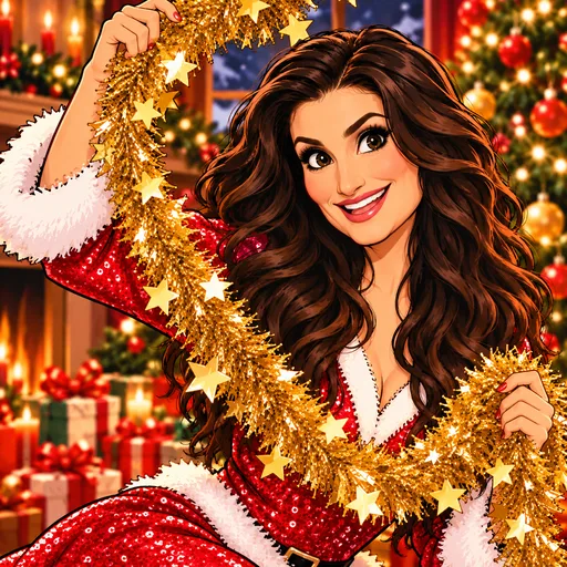Idina Menzel illustrated artwork