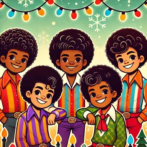 The Jackson 5 illustrated artwork