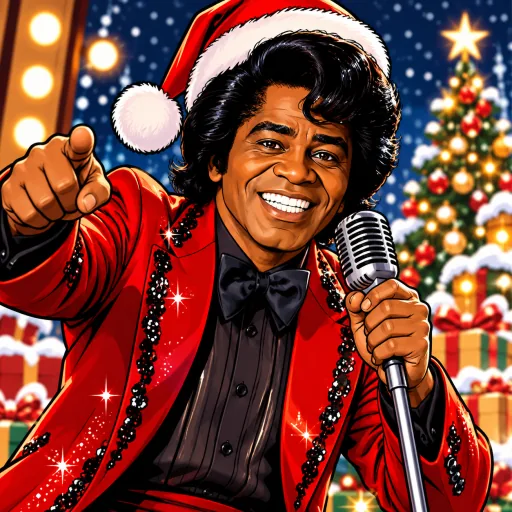 James Brown illustrated artwork
