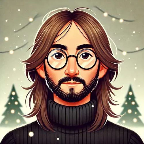 John Lennon illustrated artwork