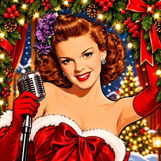 Judy Garland illustrated artwork