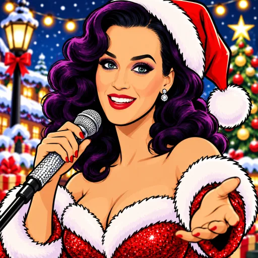 Katy Perry illustrated artwork