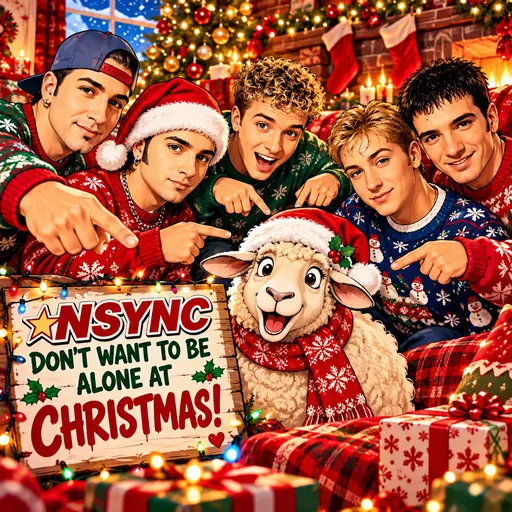 N Sync illustrated artwork