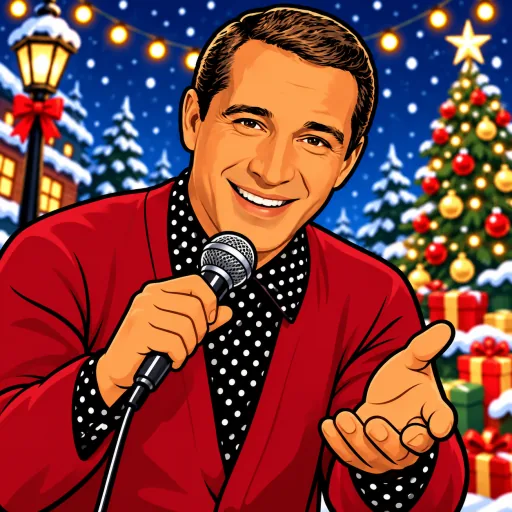 Perry Como illustrated artwork