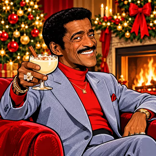 Sammy Davis Jr. illustrated artwork