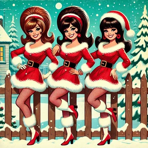 The Ronettes illustrated artwork