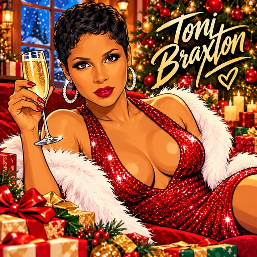 Toni Braxton illustrated artwork