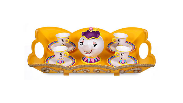 Beauty and the Beast Tea Set (age 3+) £15.74 (save 25%) with free delivery available at The Disney Store