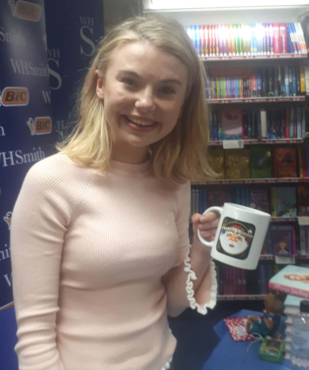 Georgia Toff Toffalo with Santa Radio mug
