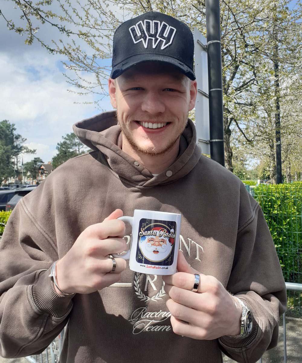 Aaron Ramsdale Footballer - Santa Radio Celebrity Mugshots