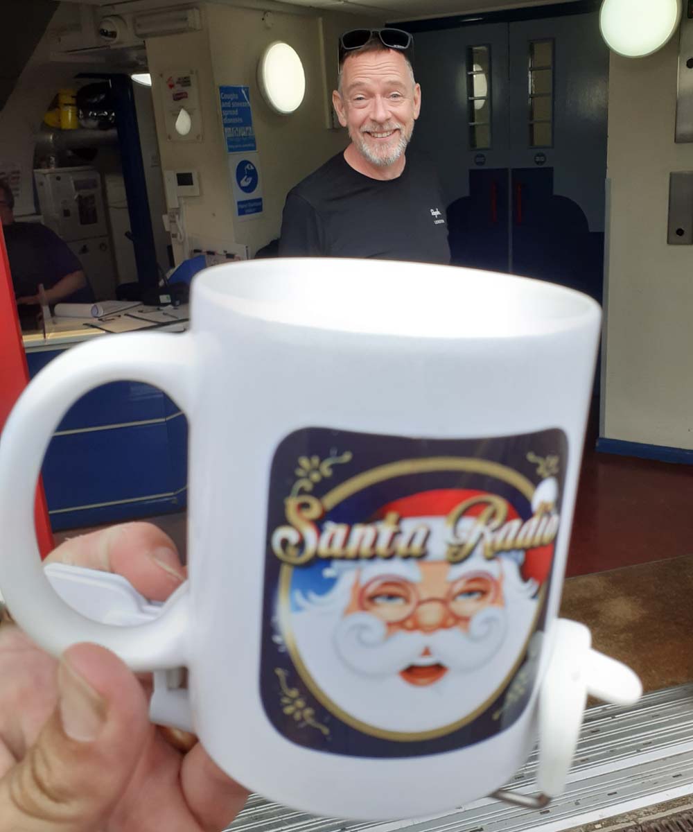 Adam Woodyatt - Eastenders Actor - Santa Radio Mugshot