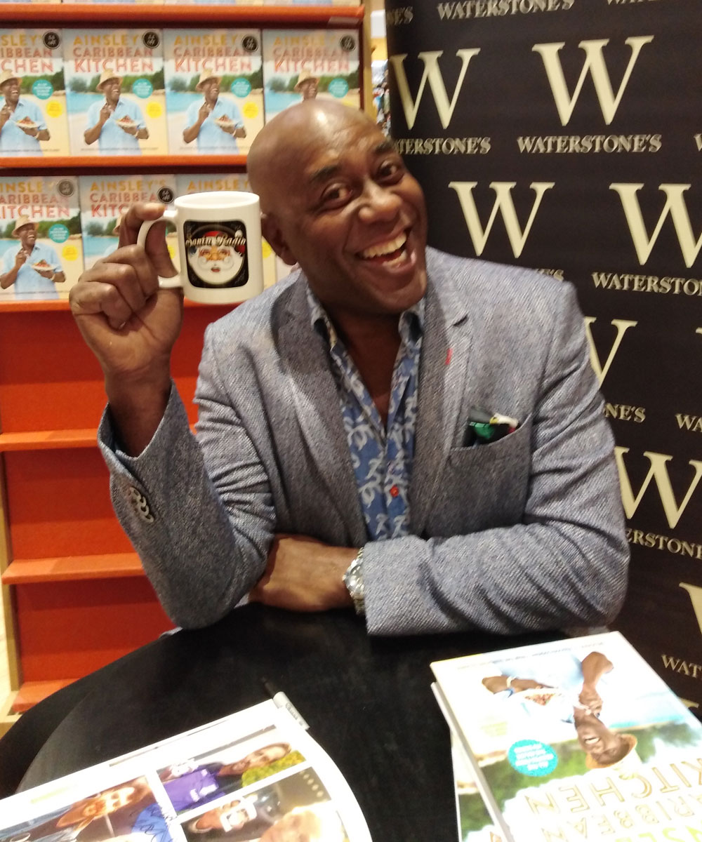 Ainsley Harriott Chef - Santa Radio Celebrity Mugshots