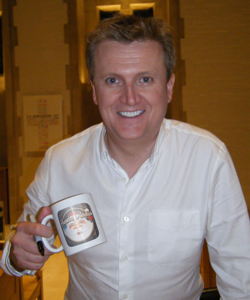 Aled Jones Singer & TV Presenter - Santa Radio Celebrity Mugshots