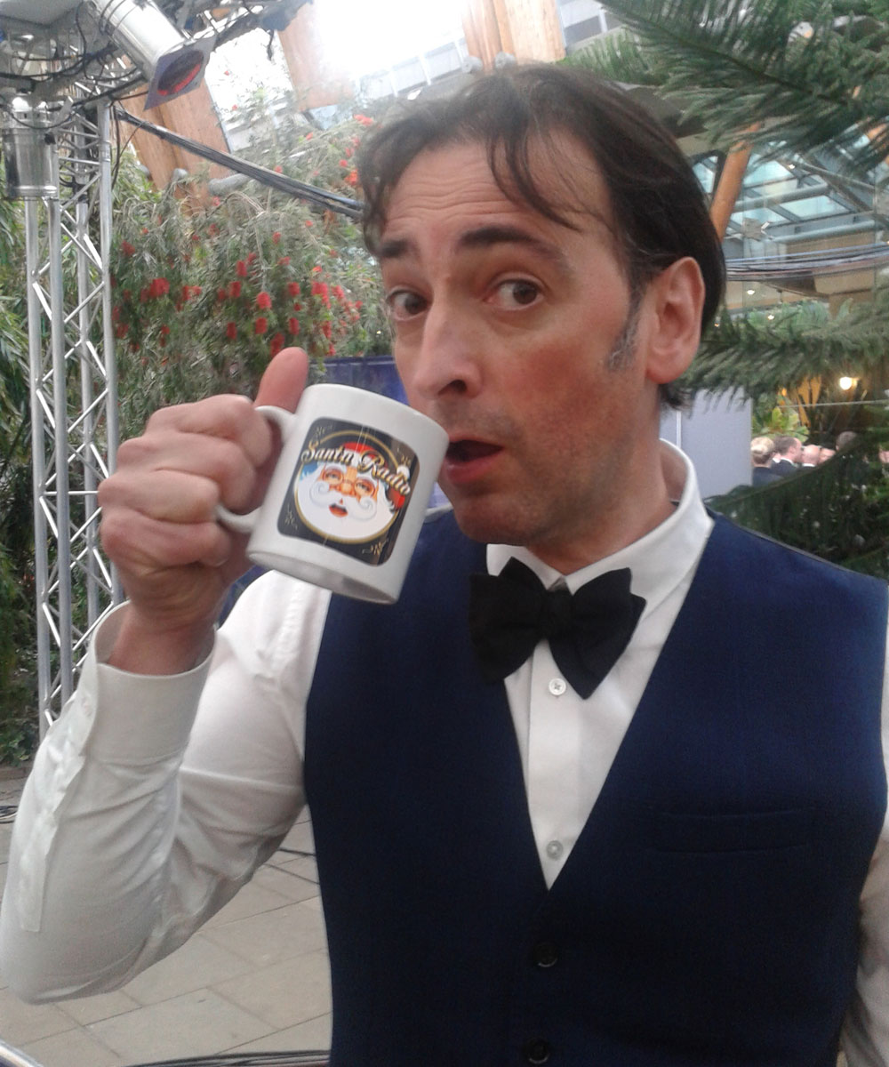 Alistair McGowan Actor & Impressionist - Santa Radio Celebrity Mugshots