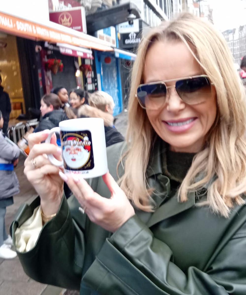 Amanda Holden - Santa Radio Celebrity Guest Mugshot