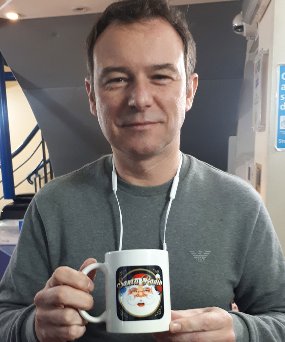 Andrew Lancel Coronation Street Actor - Santa Radio Celebrity Mugshots