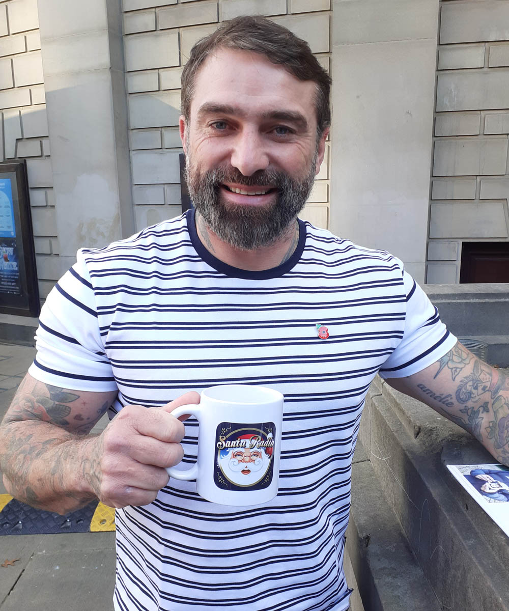 Ant Middleton - TV Personality - Santa Radio Mugshot