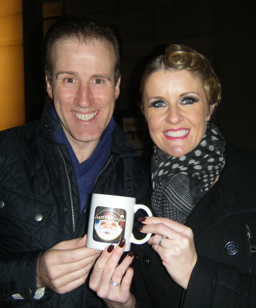 Anton & Erin - Pro Ballroom Dance Couple - Santa Radio Mugshot