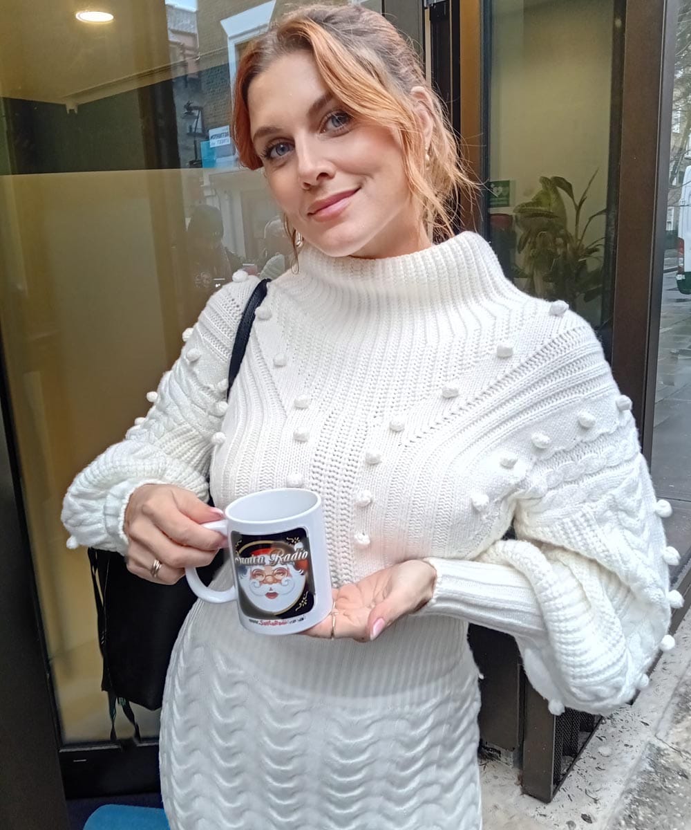 Ashley James - Santa Radio Celebrity Guest Mugshot