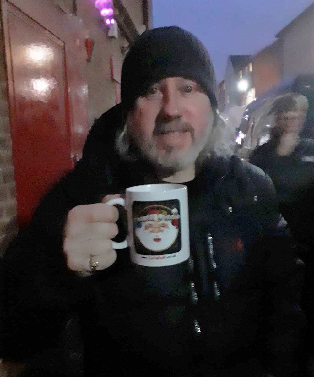 Badly Drawn Boy Singer - Santa Radio Celebrity Mugshots