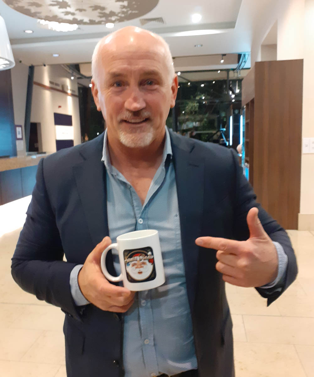 Barry McGuigan Boxers - Santa Radio Celebrity Mugshots