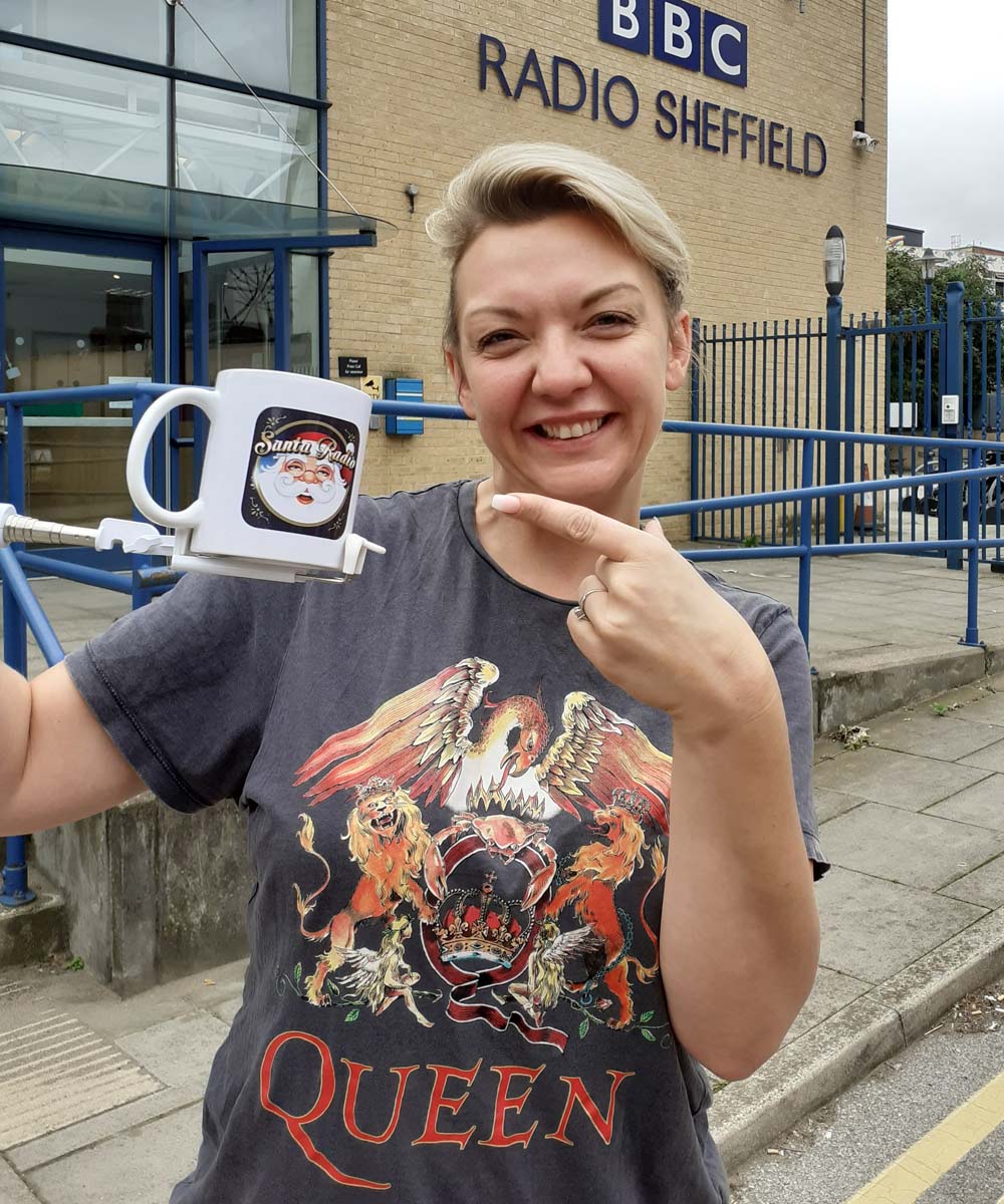 Becky Measures - Radio Presenter - Santa Radio Mugshot