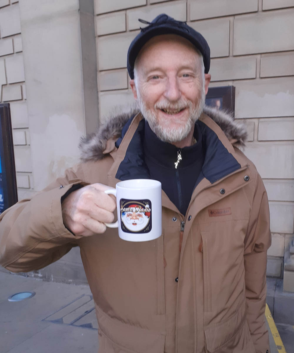 Billy Bragg - Singer - Santa Radio Mugshot