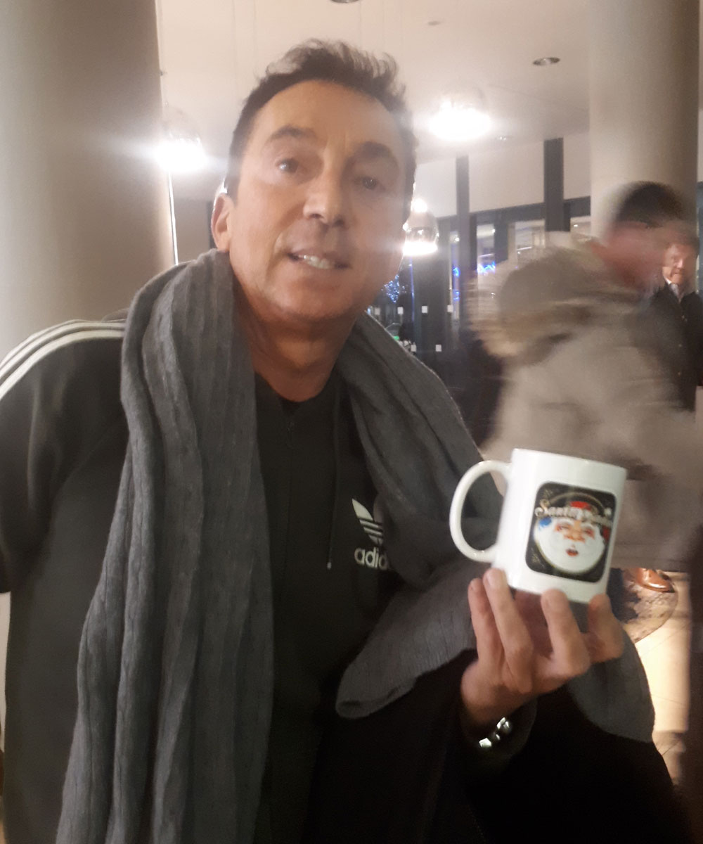 Bruno Tonioli Choreographer & Dancer - Santa Radio Celebrity Mugshots