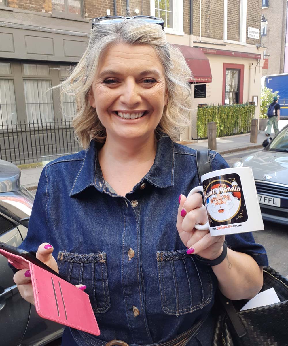 Bryony Gordon - Santa Radio Celebrity Guest Mugshot