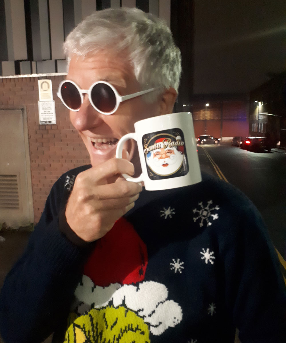 Captain Sensible Singer - Santa Radio Celebrity Mugshots