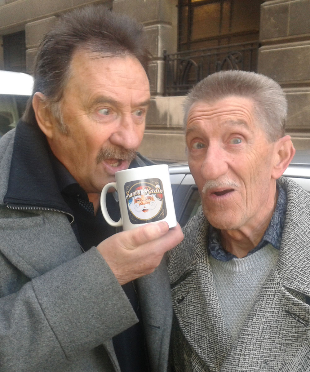 Chuckle Brothers - TV Presenters & Actors - Santa Radio Mugshot