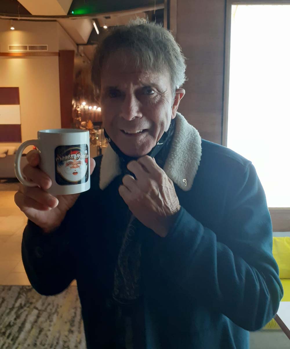 Cliff Richard Singer - Santa Radio Celebrity Mugshots