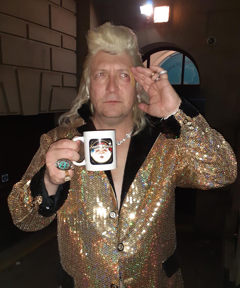 Clinton Baptiste Psychic - Santa Radio Celebrity Mugshots