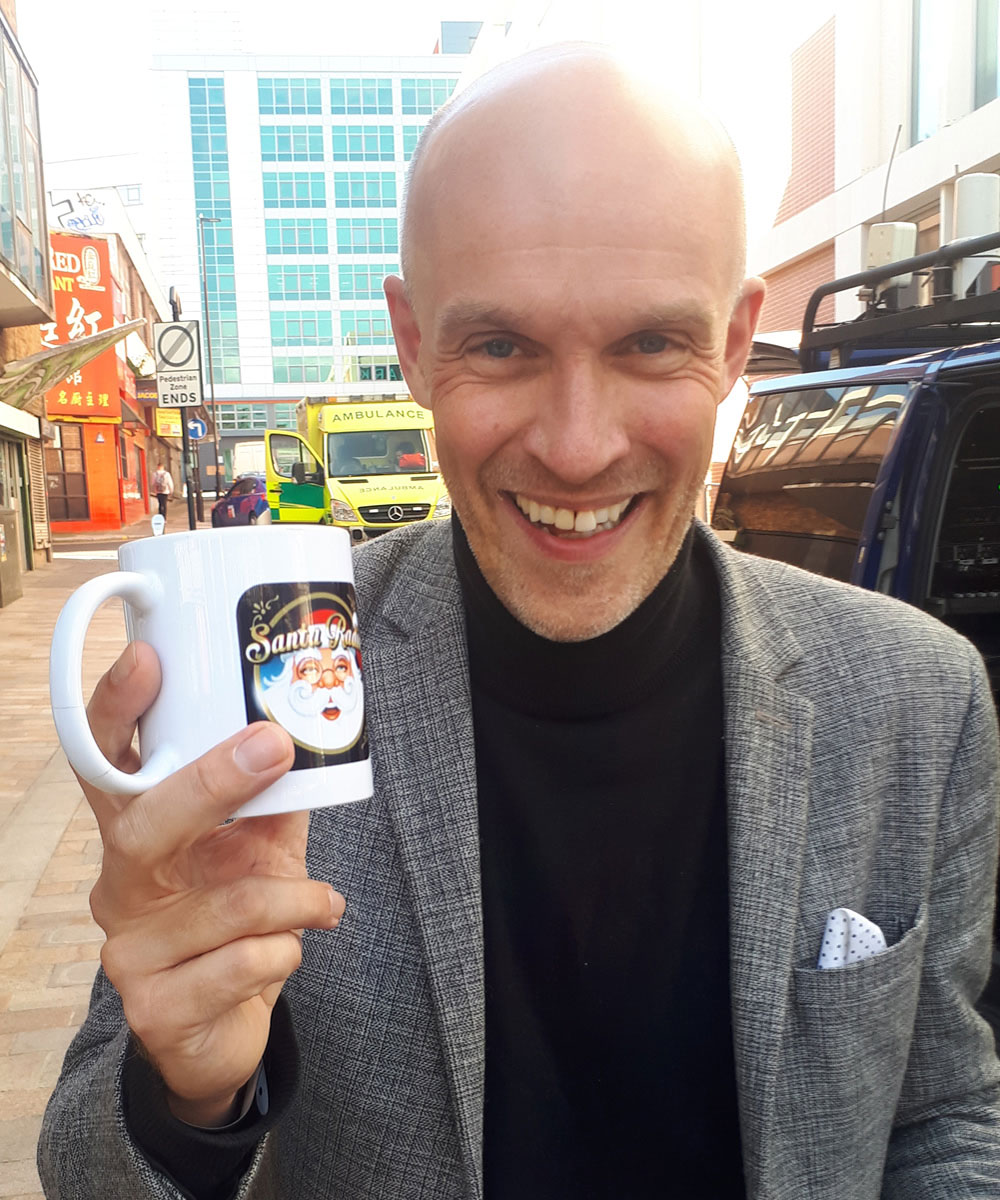 Colin Patterson - BBC Presenter - Santa Radio Mugshot