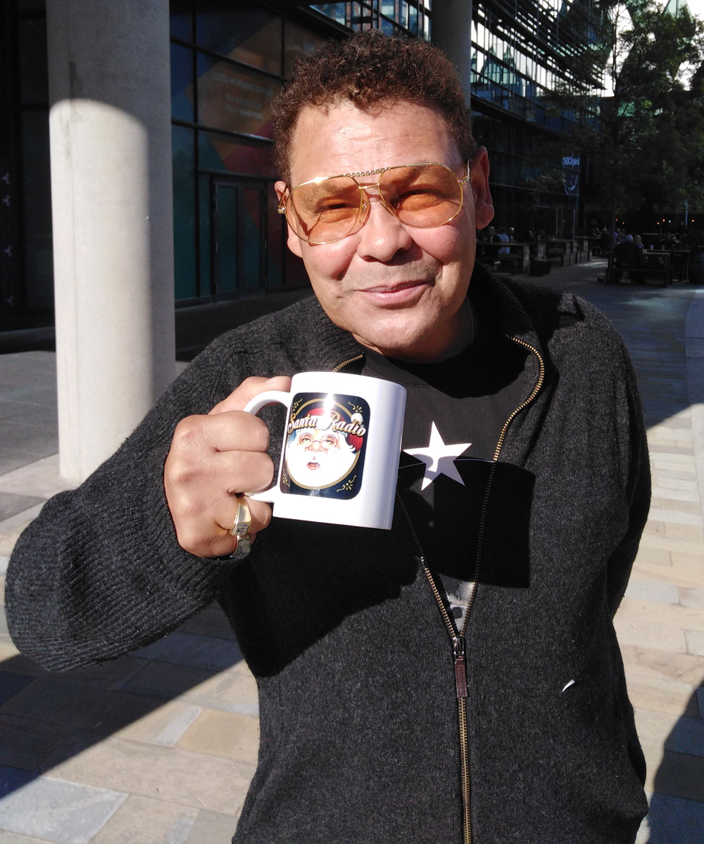 Craig Charles British actor - Santa Radio Celebrity Mugshots