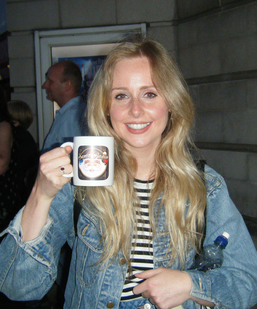 Diana Vickers Singer & Songwriter - Santa Radio Celebrity Mugshots