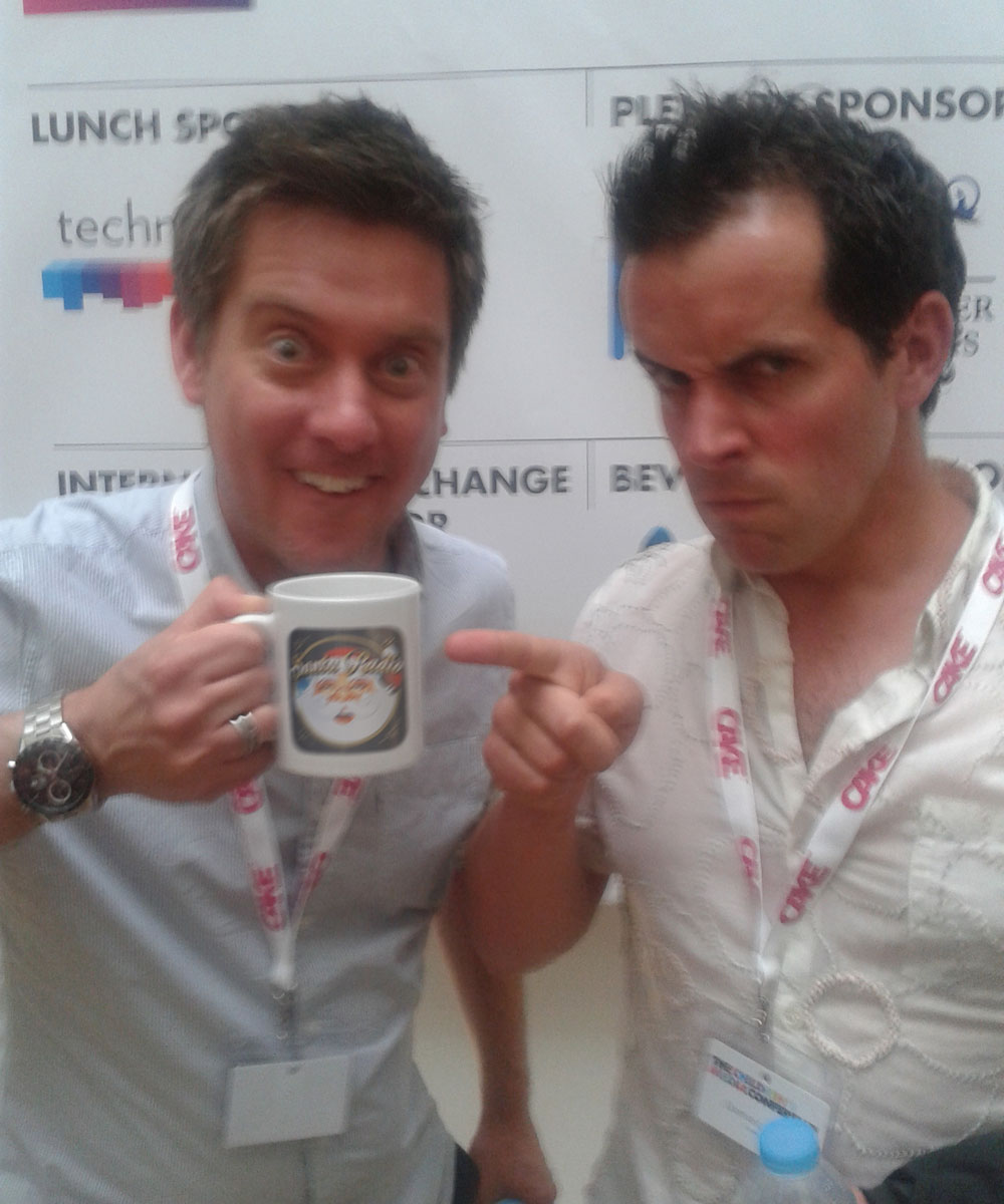 Dick and Dom TV Legends - Santa Radio Celebrity Mugshots