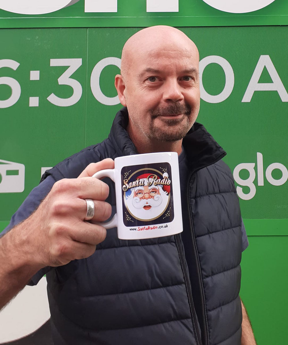 Dominic Byrne Radio Presenter - Santa Radio Celebrity Mugshots