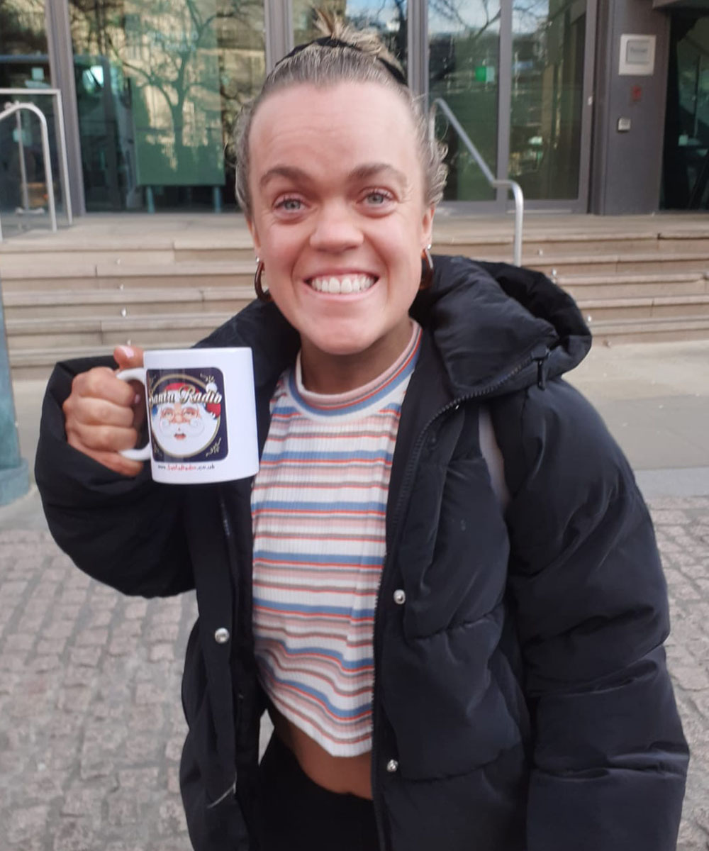 Ellie Simmonds - Swimmer - Santa Radio Mugshot