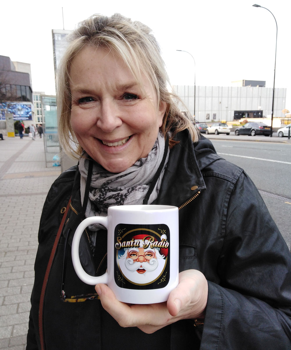 Fern Britton Television presenter - Santa Radio Celebrity Mugshots