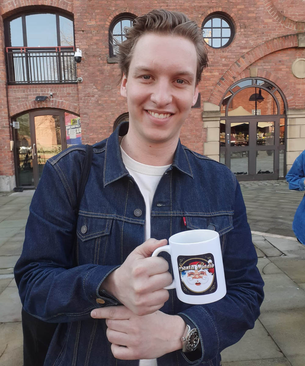 George Ezra - Singer - Santa Radio Mugshot